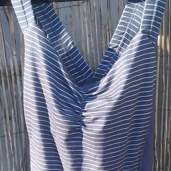 Marika Blue & White Striped Tank Top - S - Women's - Picture 3 of 13